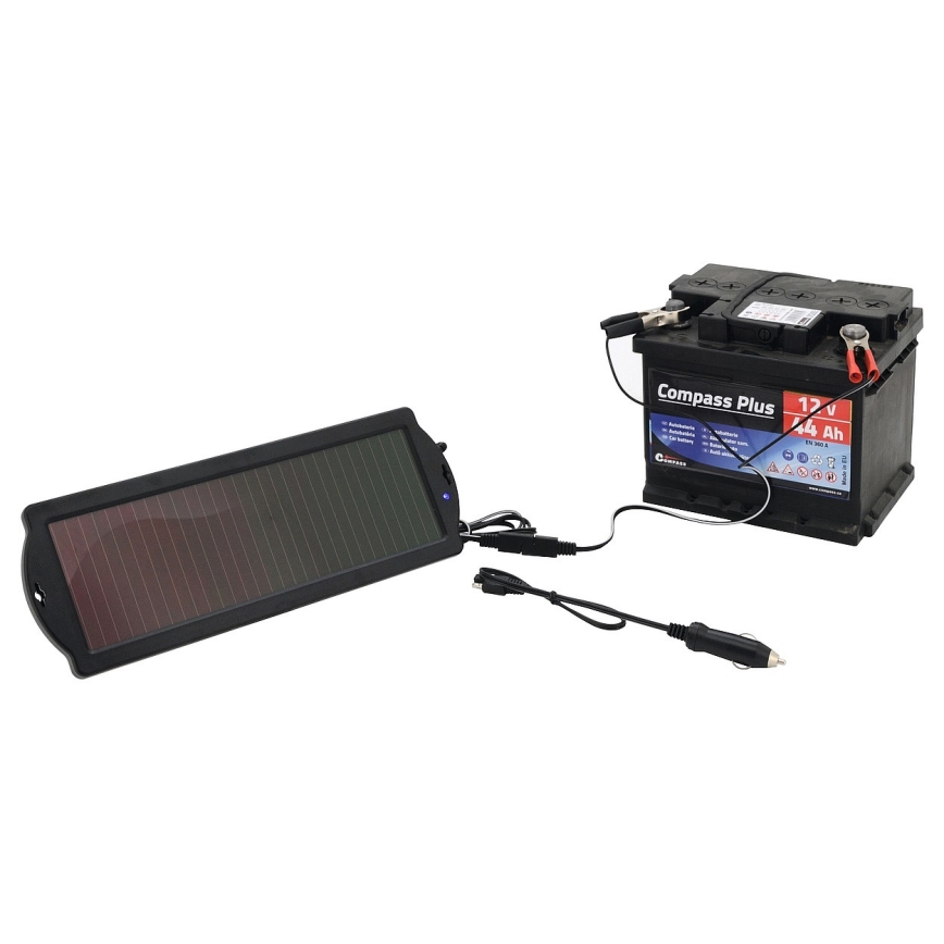 Solar charger for car batteries 1,8W/12V