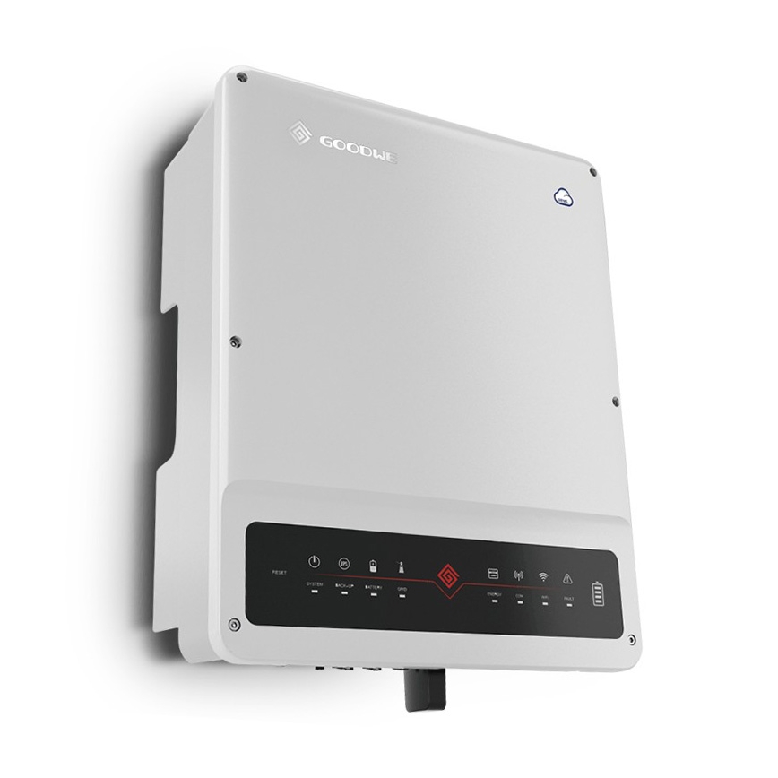 Solar kit GOODWE - 10kW GOODWE hybrid inverter 3p+10,65 kWh battery PYLONTECH H2