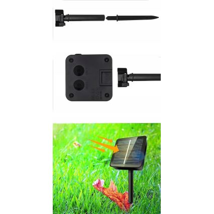 Solar LED Decorative String Light – 30 LEDs, 8 Modes, 500 mAh, 6.5 m, IP67, Warm White