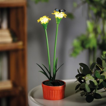 Solar LED Light, 1.2 V / 200 mAh, IP44 – Flower