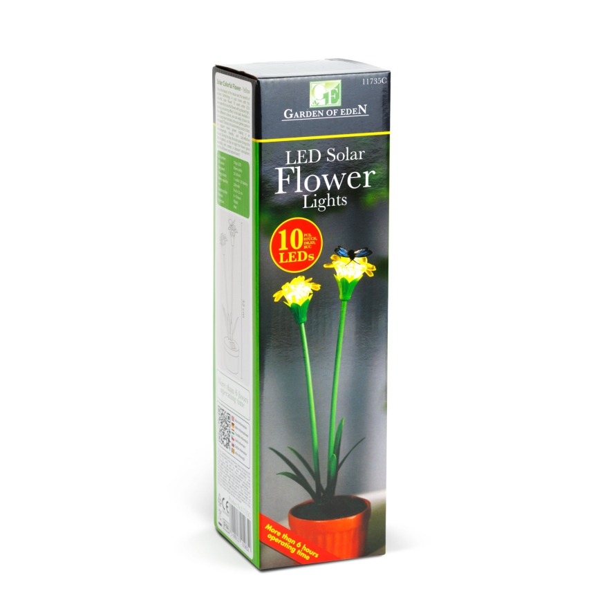 Solar LED Light, 1.2 V / 200 mAh, IP44 – Flower