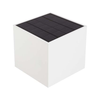 LED Solar Wall Light with Sensor LED/9W/5V 3000/4000/5000K IP65 2600 mAh White