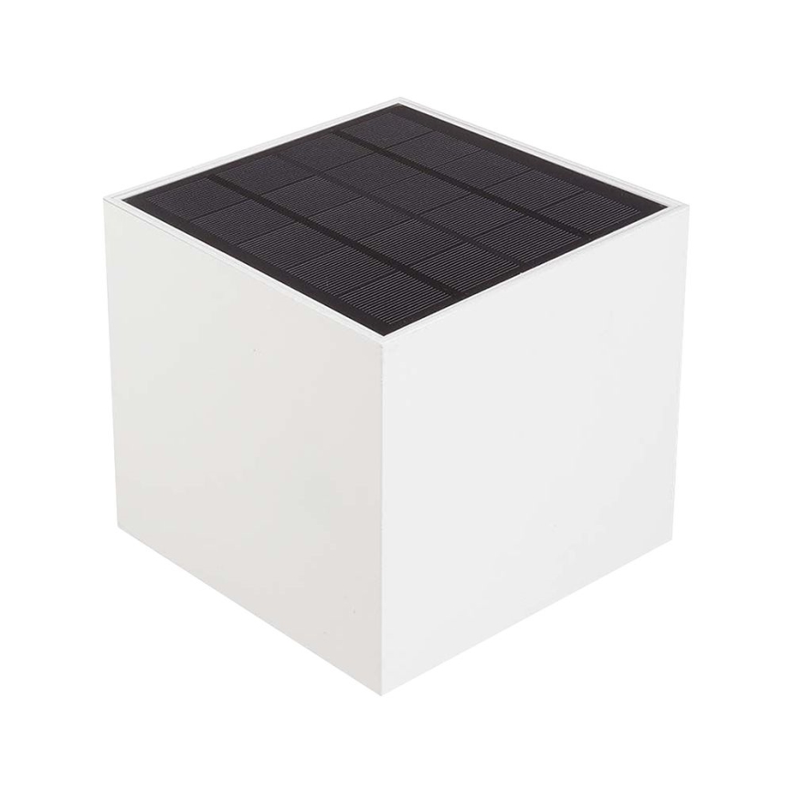 LED Solar Wall Light with Sensor LED/9W/5V 3000/4000/5000K IP65 2600 mAh White