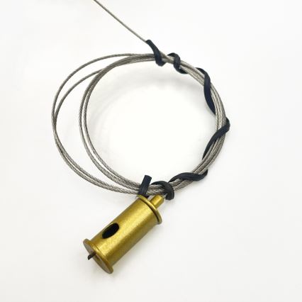 SOLARI 10-Light Cable Pendant, 10×E14/15W/230V, Gold / Smoked Black