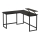 SOLEA Corner Writing Desk, Black