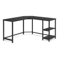 SOLEA Corner Writing Desk, Black
