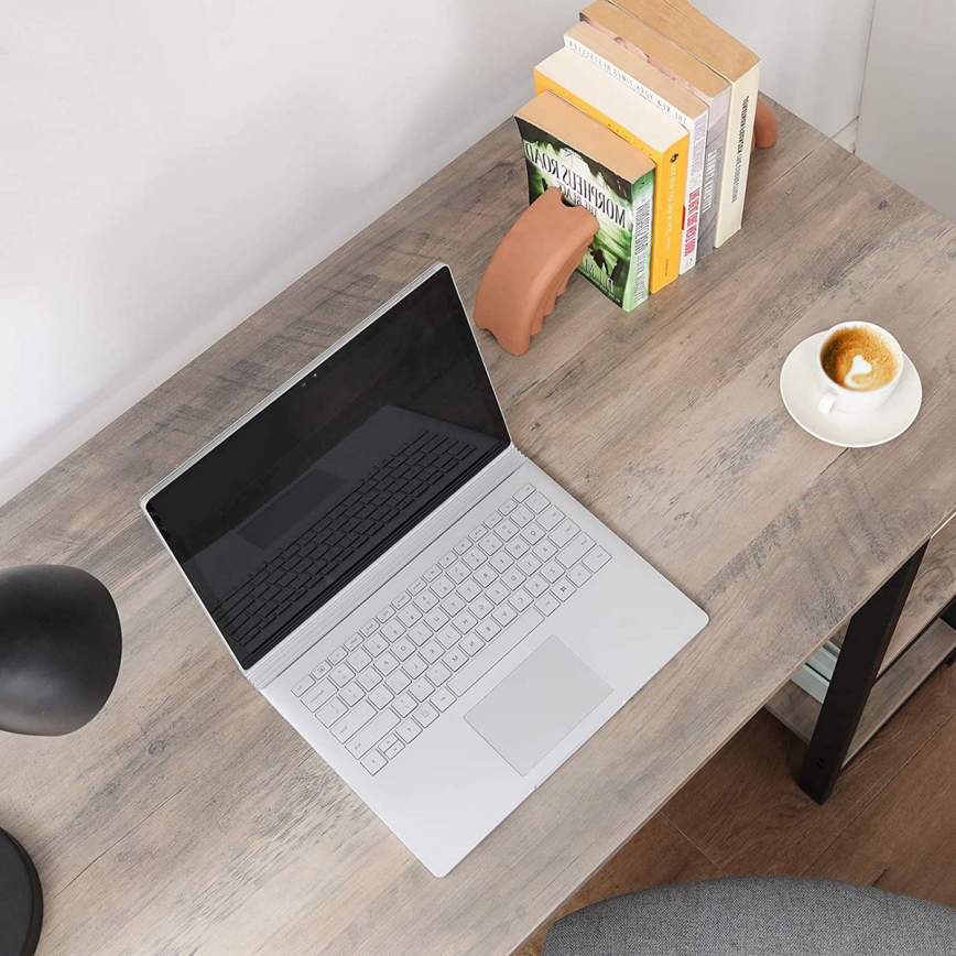 SOLEA Corner Writing Desk Brown/Black