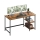 SOLEA Writing Desk 140 x 60 cm, Brown/Black
