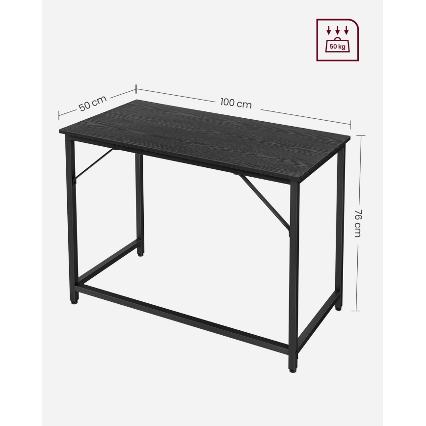 SOLEA Writing Desk, Black