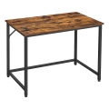 SOLEA Writing Desk, Brown/Black