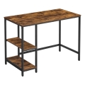 SOLEA Writing Desk, Brown/Black