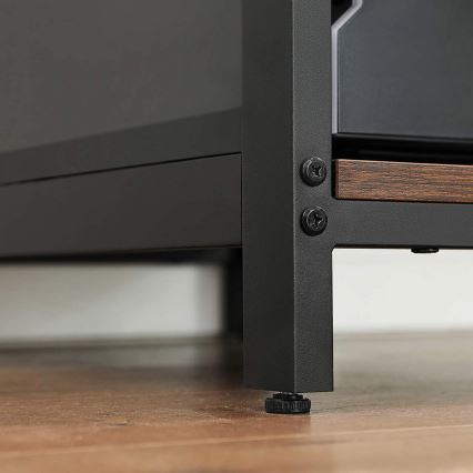 SOLEA Writing Desk, Brown/Black