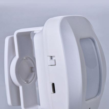 Alarm 3xAA with wireless motion sensor 3xAAA/5V white