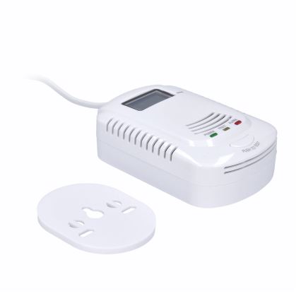 Carbon monoxide and flammable gas detector 230V