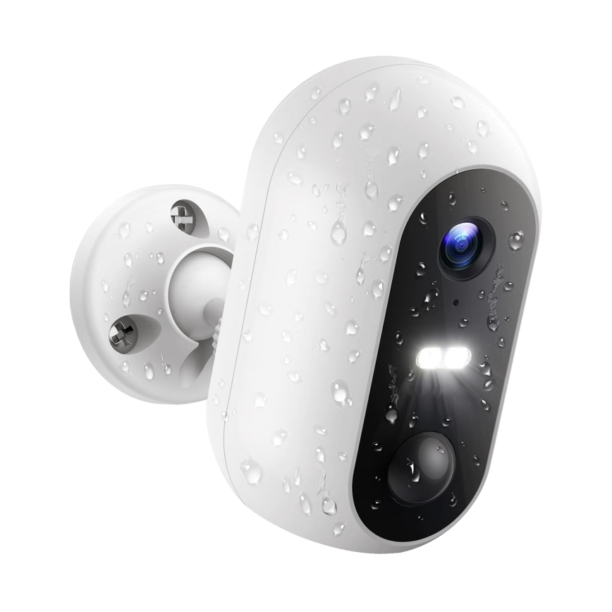 Smart outdoor IP camera with a solar panel 1080p Full HD 9600 mAh IP54 Wi-Fi Tuya