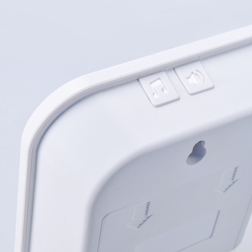 Wireless battery-powered doorbell 3xAA IP44 white