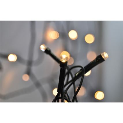 LED Christmas outdoor chain 20m 400xLED/230V IP44 3000K