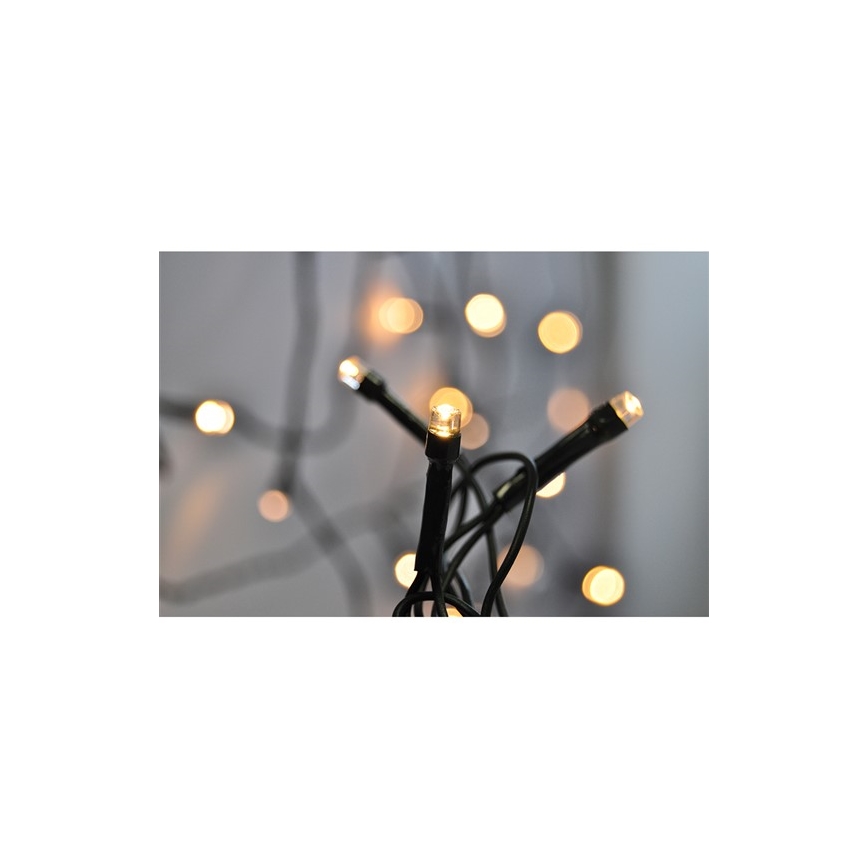 LED Christmas outdoor chain 20m 400xLED/230V IP44 3000K