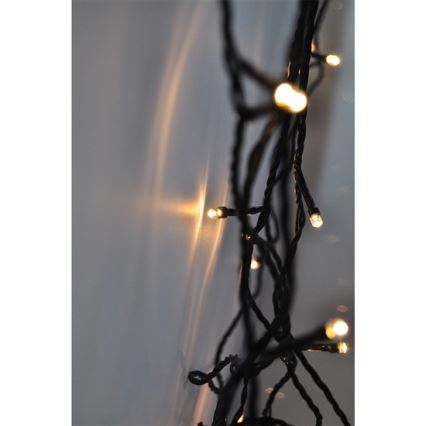 LED Christmas outdoor chain 20m 400xLED/230V IP44 3000K