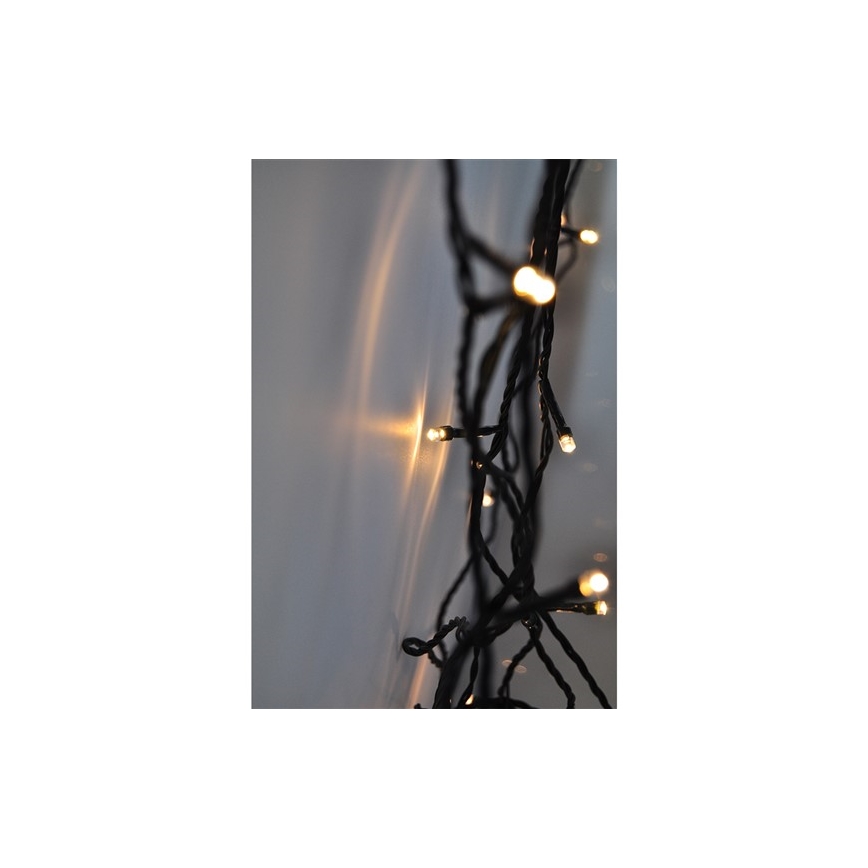 LED Christmas outdoor chain 20m 400xLED/230V IP44 3000K