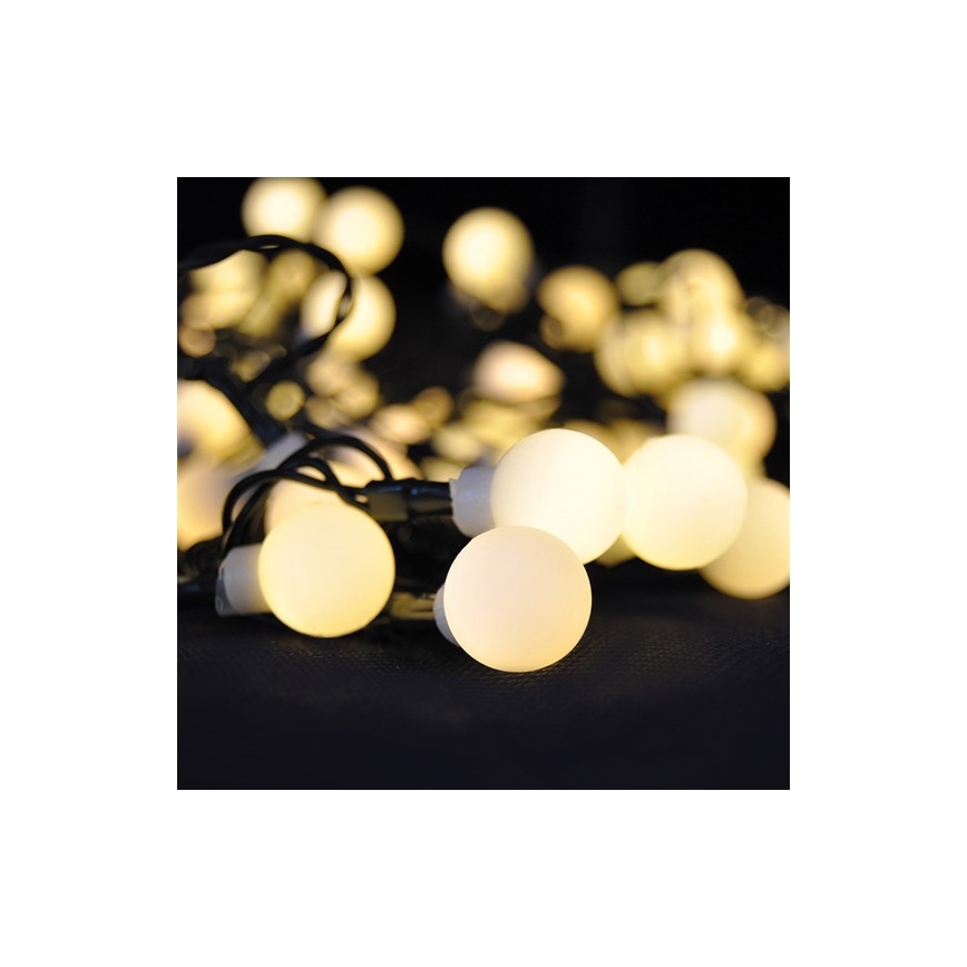 LED RGB Dimming Christmas chain outdoor 10m 100xLED/230V + remote control IP44
