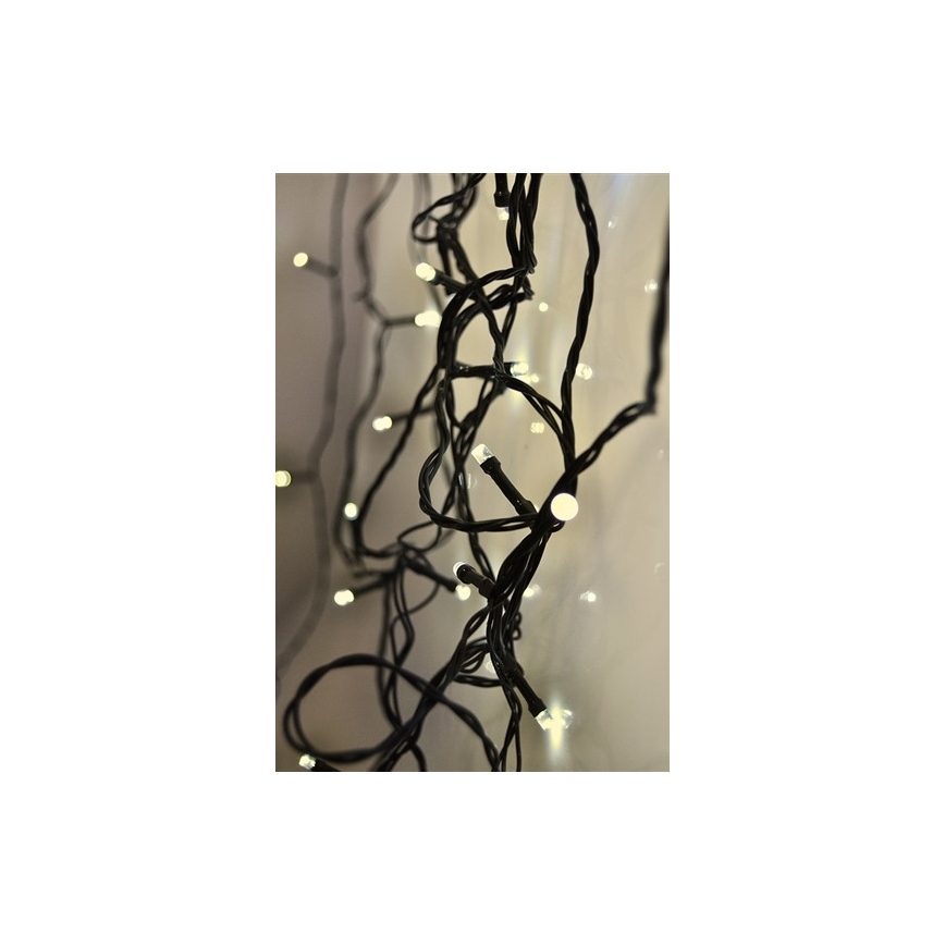 LED Christmas outdoor chain 100xLED/230V 10m IP44 warm white