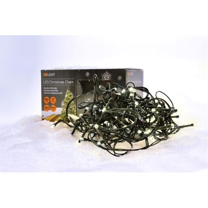 LED Christmas outdoor chain 100xLED/230V 10m IP44 warm white