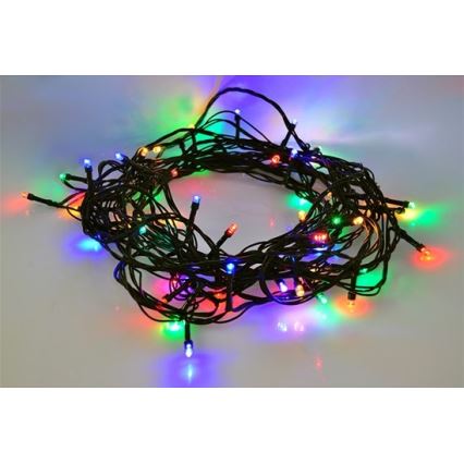 LED Christmas outdoor chain 200xLED/230V 20m IP44 colourful