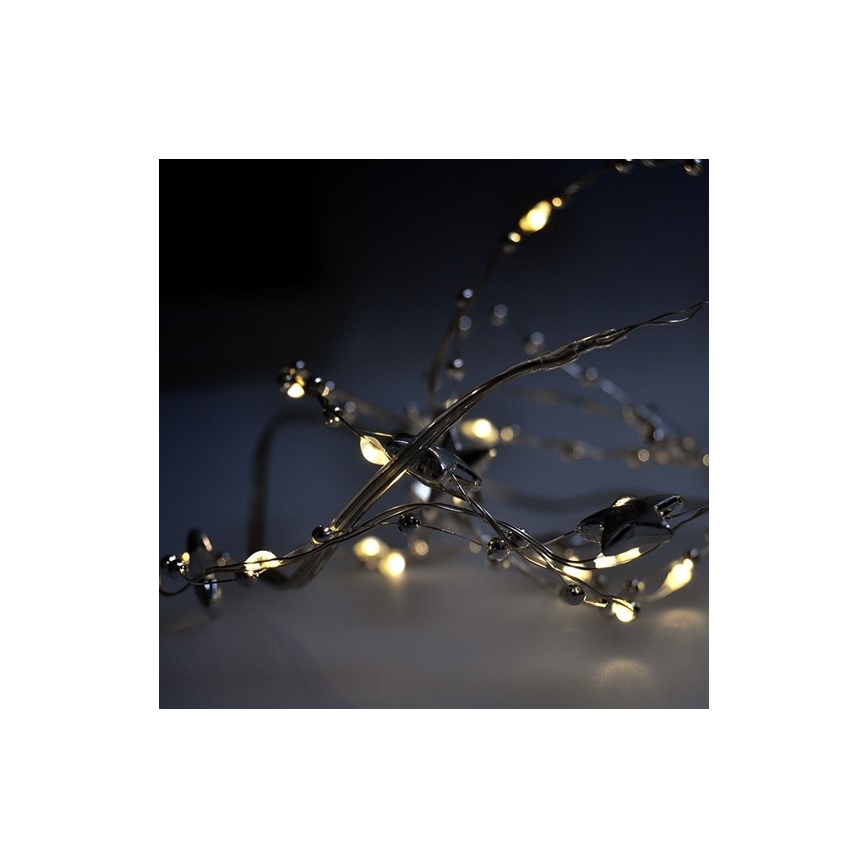 LED Christmas chain 1 m 20xLED/2xAA