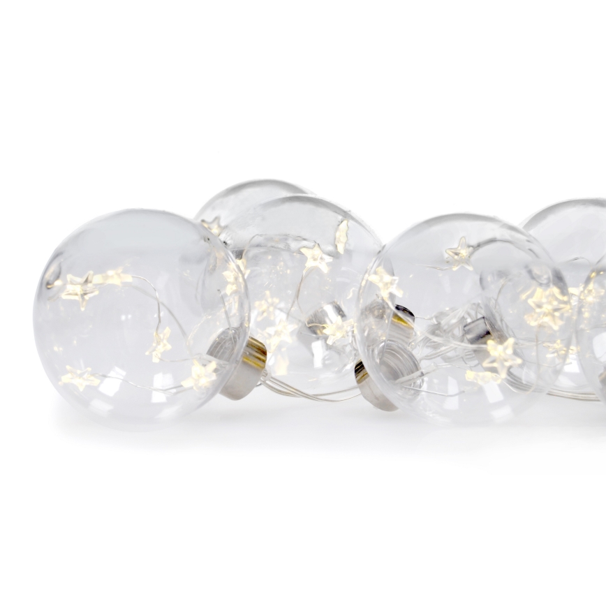 LED Christmas chain 30xLED 2,5m warm white