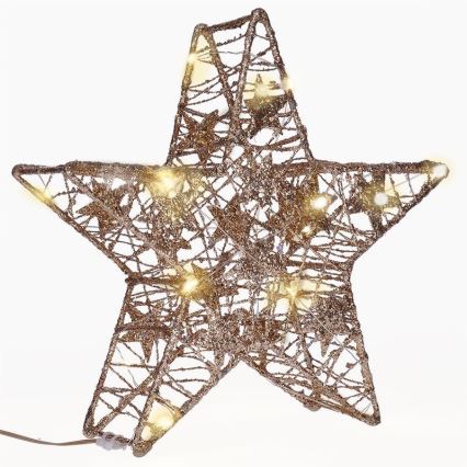 LED Christmas decoration 14xLED/2xAA star