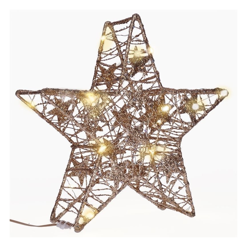 LED Christmas decoration 14xLED/2xAA star