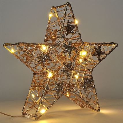 LED Christmas decoration 14xLED/2xAA star