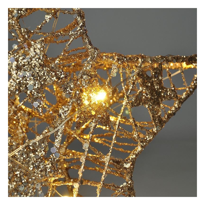LED Christmas decoration 14xLED/2xAA star