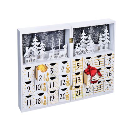 LED Advent calendar LED/2xAAA
