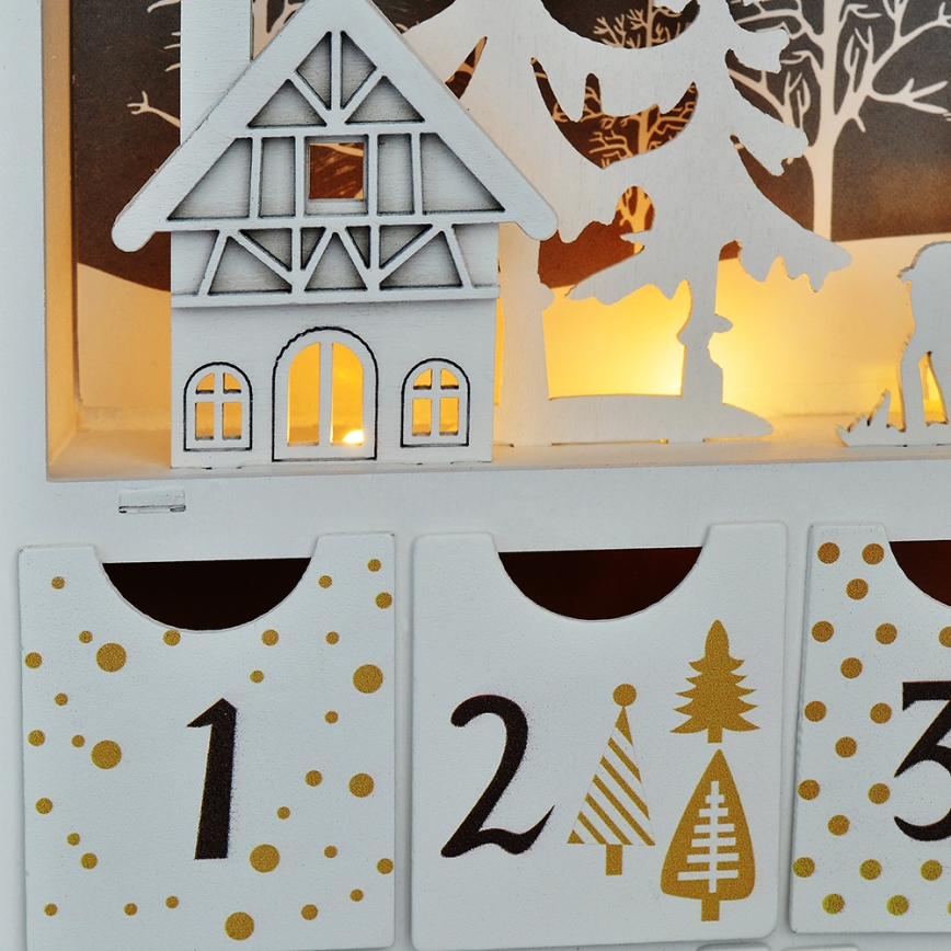 LED Advent calendar LED/2xAAA