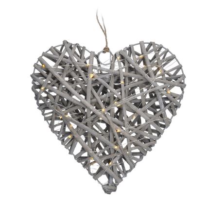 LED Christmas decoration LED/2xAA rattan