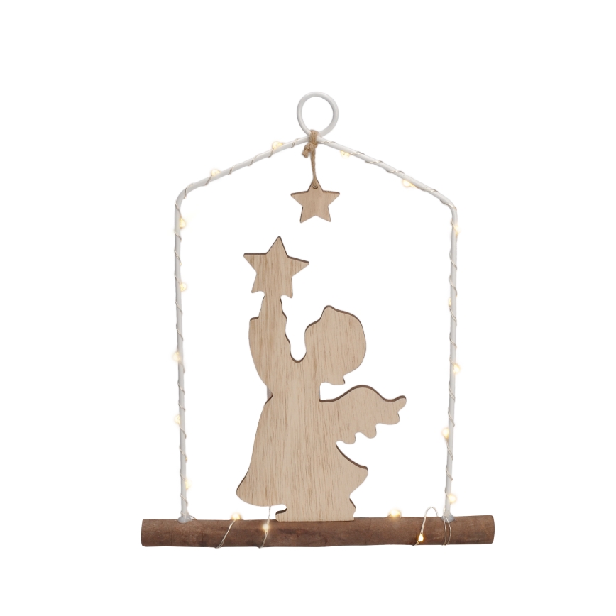 LED Christmas decoration LED/2xAA angel