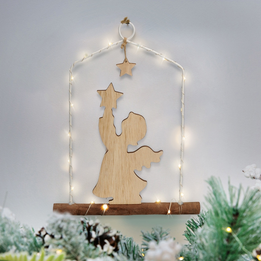 LED Christmas decoration LED/2xAA angel