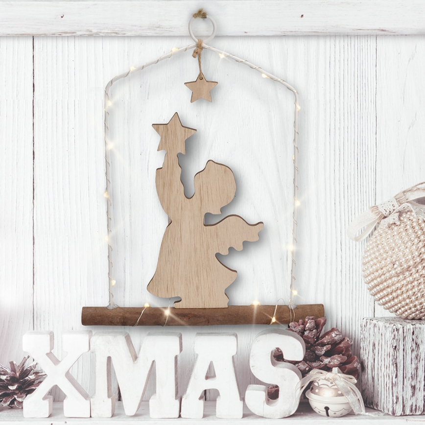 LED Christmas decoration LED/2xAA angel