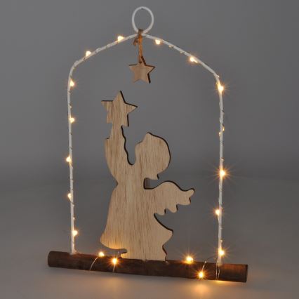 LED Christmas decoration LED/2xAA angel
