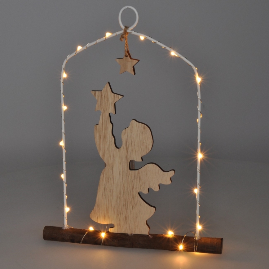 LED Christmas decoration LED/2xAA angel