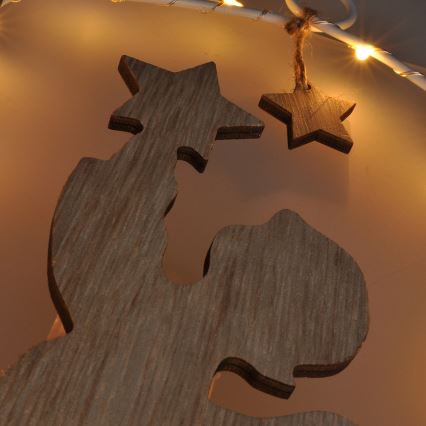 LED Christmas decoration LED/2xAA angel