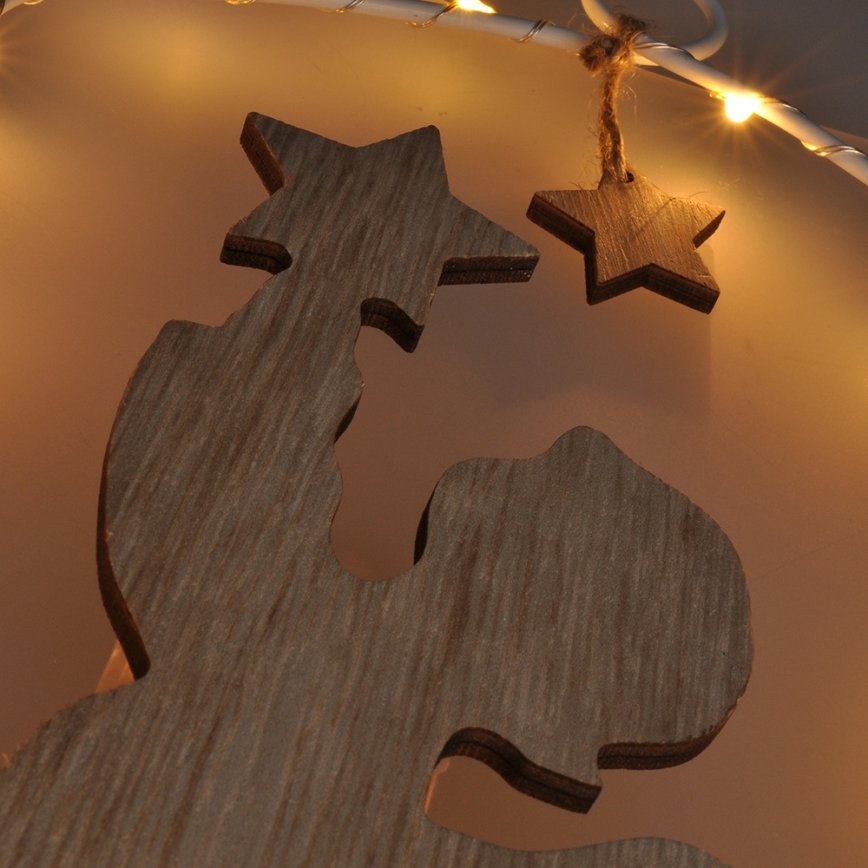 LED Christmas decoration LED/2xAA angel