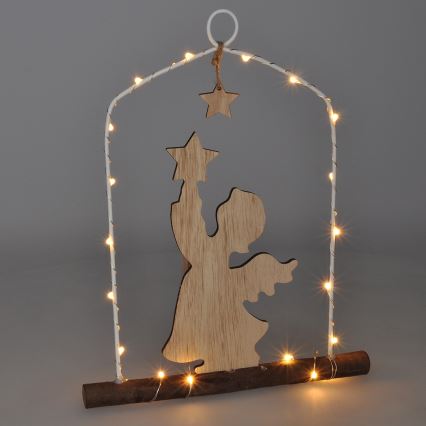 LED Christmas decoration LED/2xAA angel
