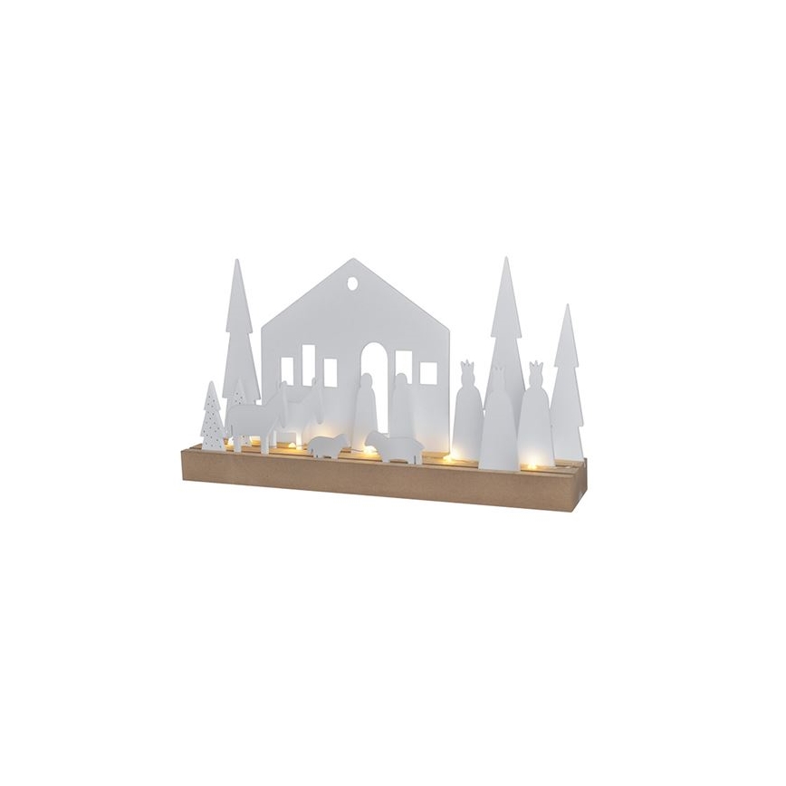 LED Christmas decoration LED/2xAAA spruce