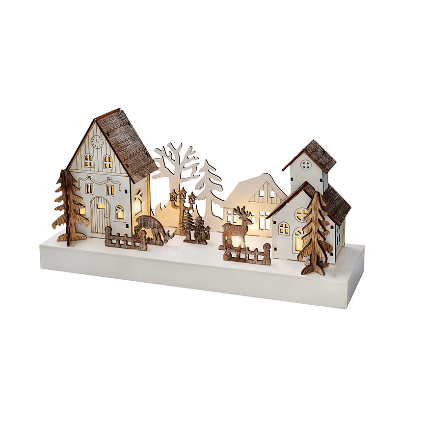 LED Christmas decoration LED/2xAA warm white