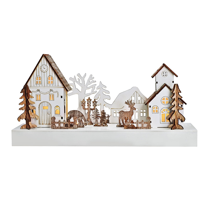 LED Christmas decoration LED/2xAA warm white