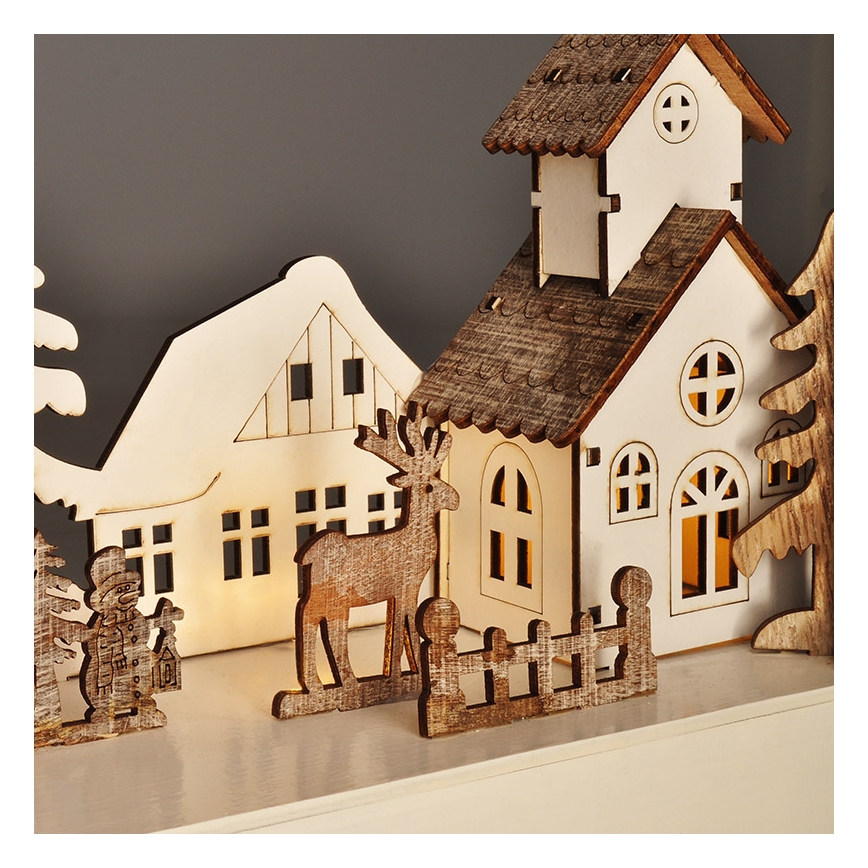 LED Christmas decoration LED/2xAA warm white