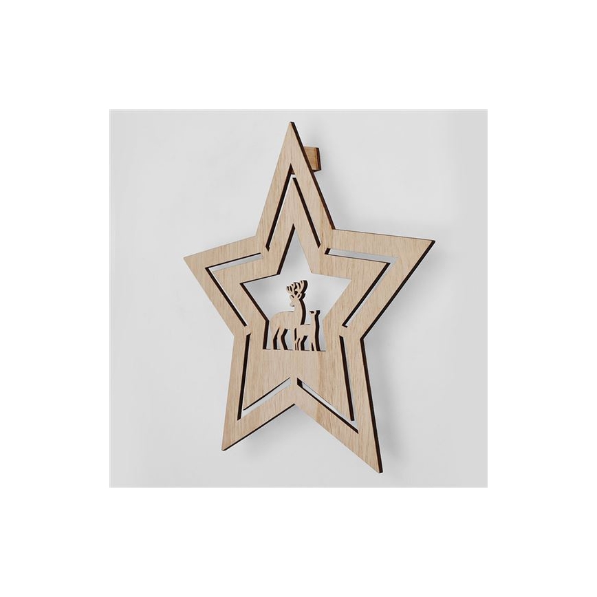 LED Christmas decoration LED/2xAA star